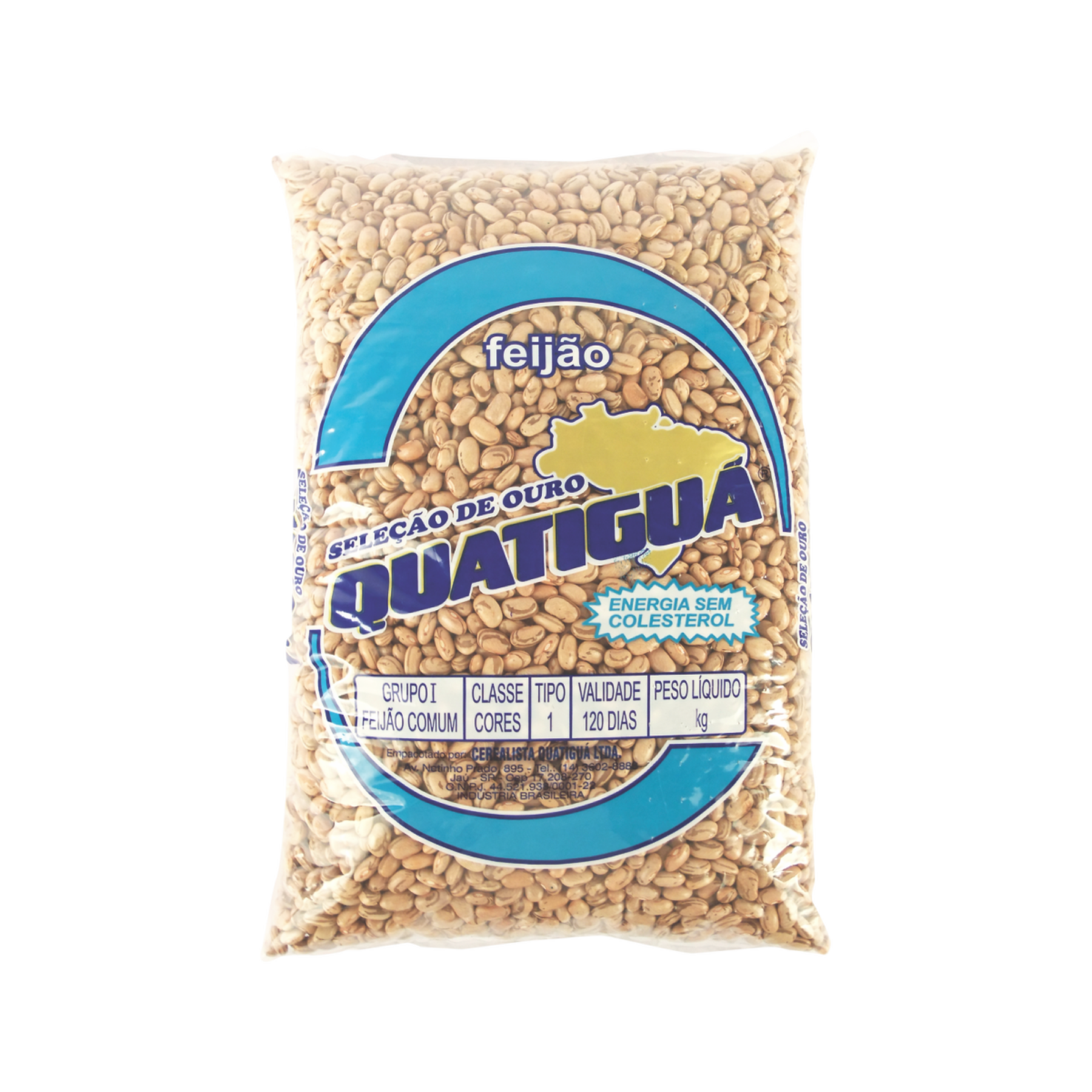Feij&atilde;o Carioca Quatigu&aacute; Pacote 1kg