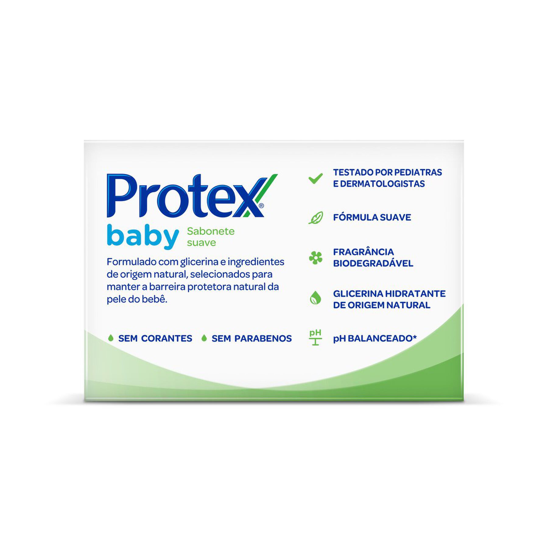 Sabonete em Barra Suave Glicerina Protex Baby Caixa 85g