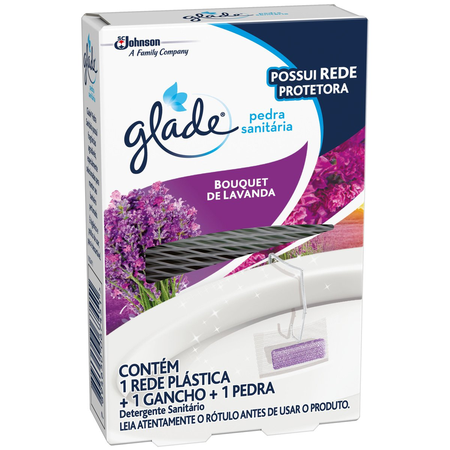 Detergente Sanitário em Pedra Bouquet de Lavanda Glade