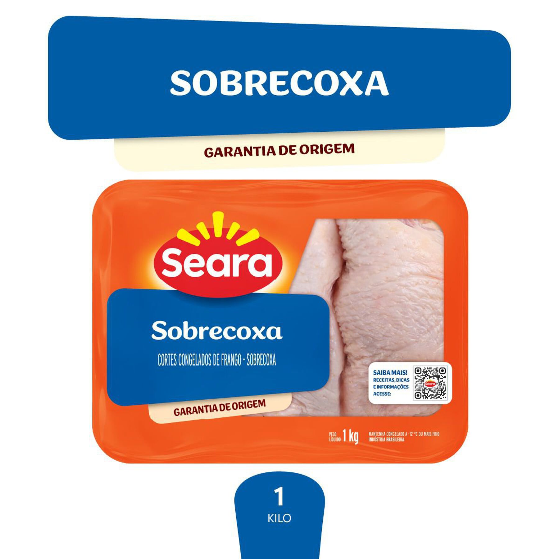 Sobrecoxa bandeja Seara 1kg