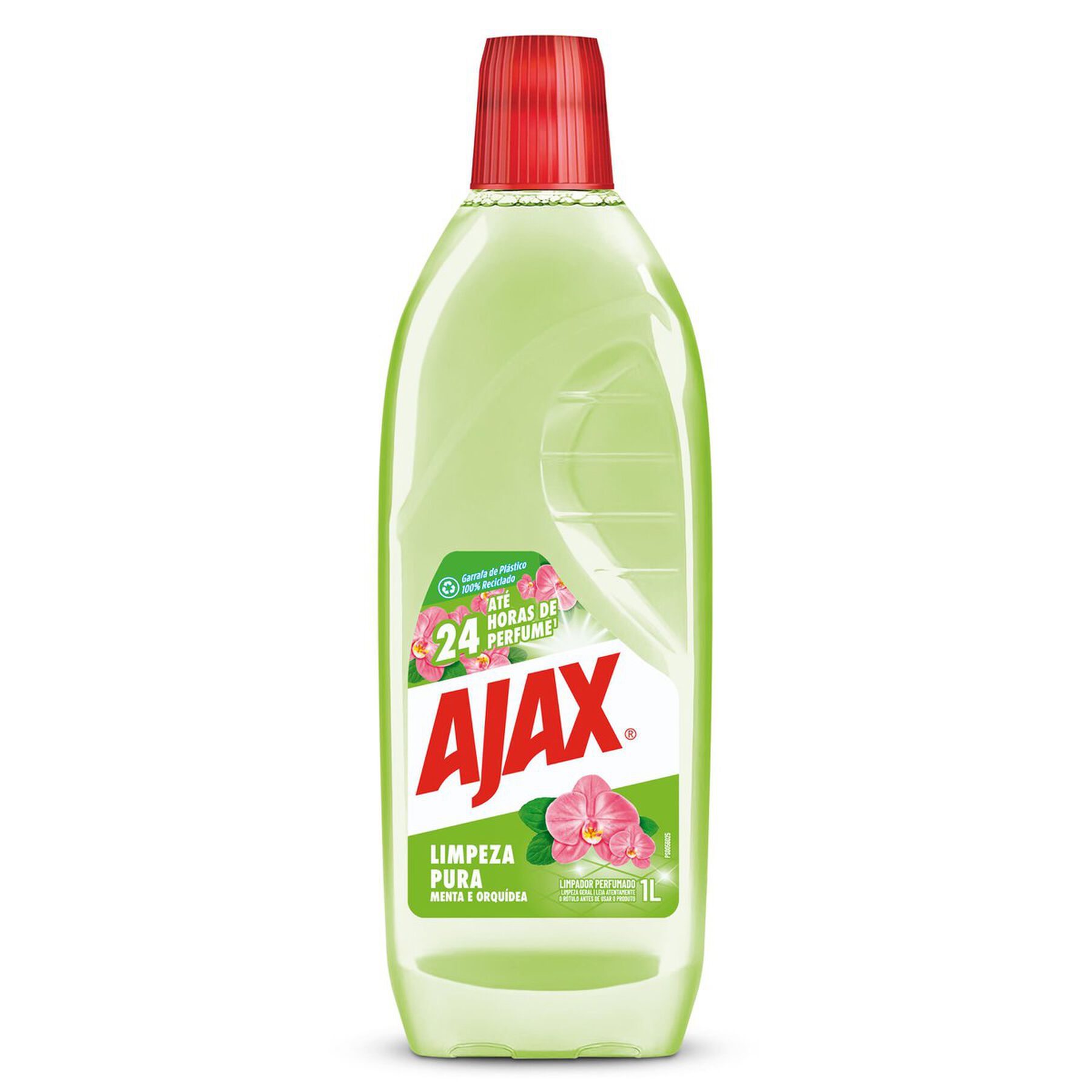 Limpador Multiuso Limpeza Pura Menta e Orquídea Ajax Frasco 1l
