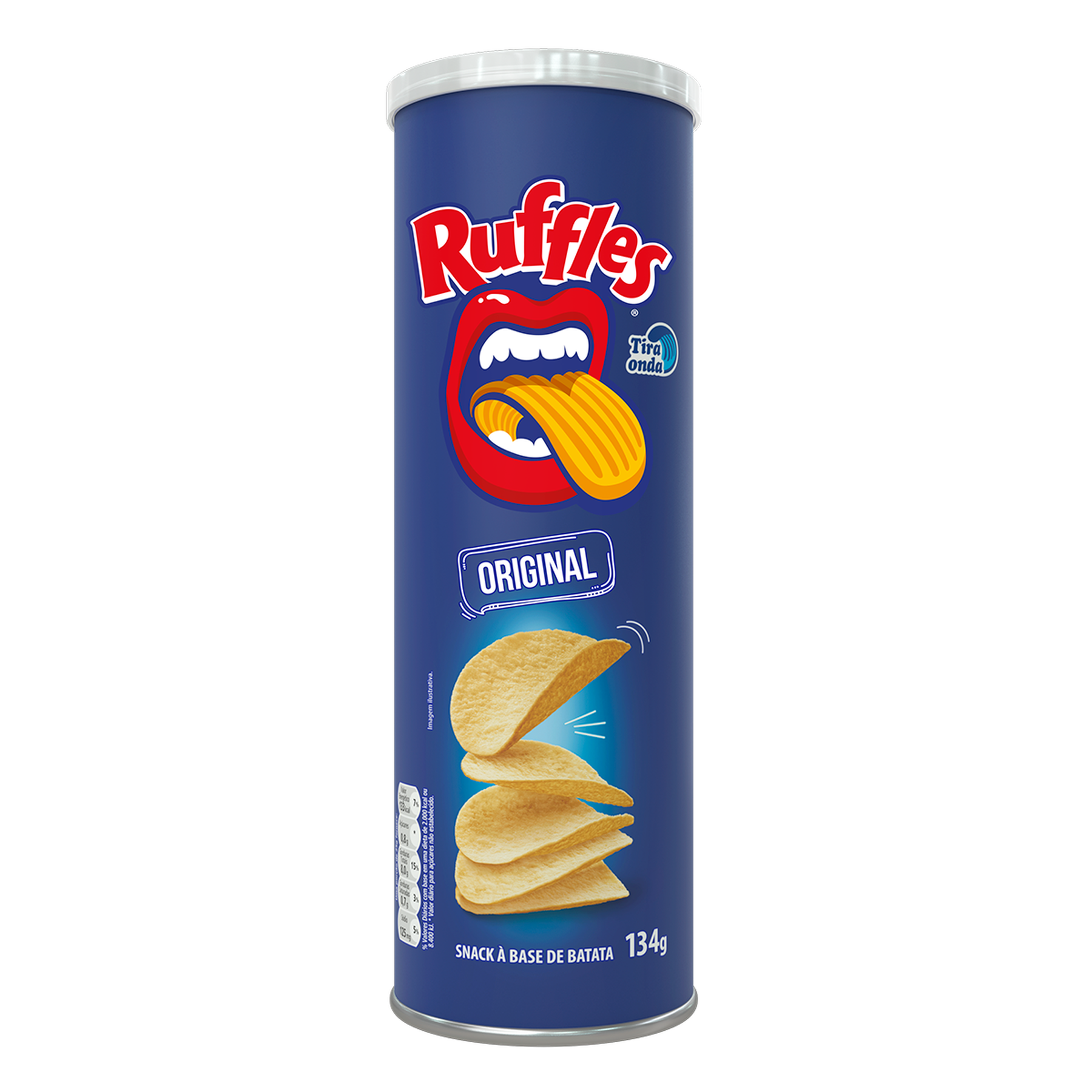 Snack de Batata Original Ruffles Tubo 134g
