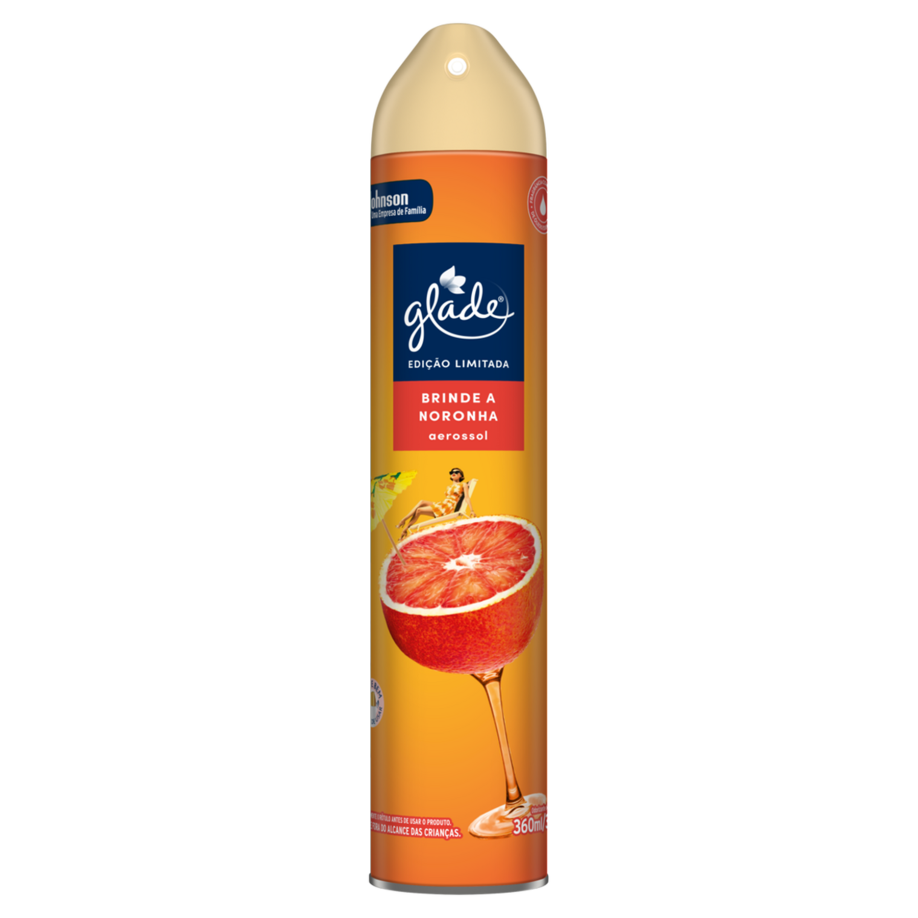 Odorizador de Ambiente Aerossol Brinde a Noronha Glade Frasco 360ml Spray