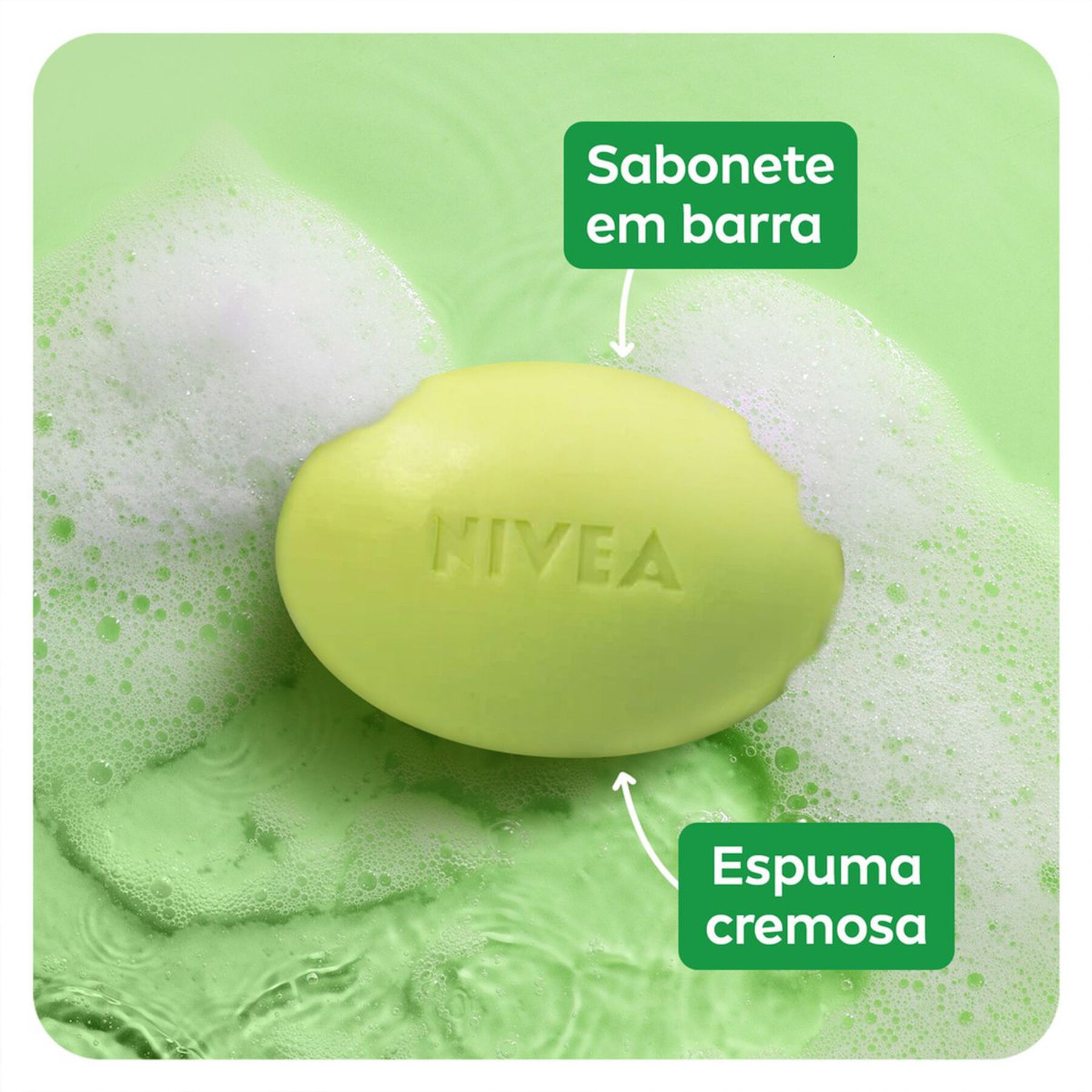 Sabonete em Barra Hidratante Erva-Doce & Óleos Nivea Pacote 125g
