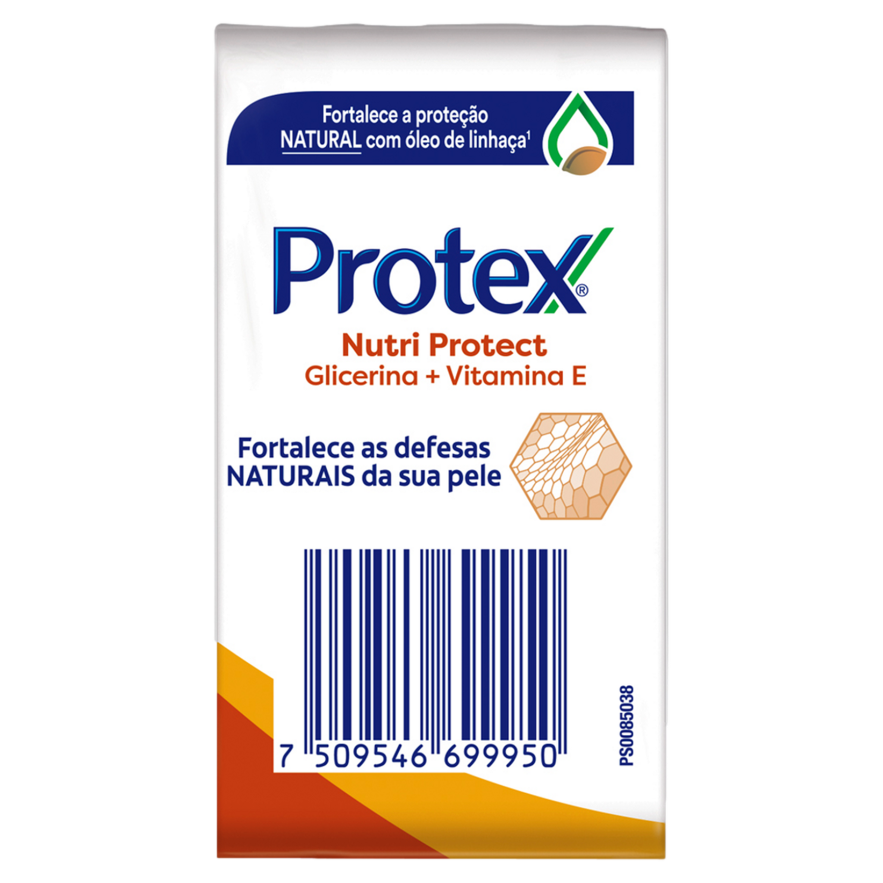 Pack Sabonete Barra Antibacteriano Nutri Protect Glicerina + Vitamina E Protex Envolt&oacute;rio 255g C/3 Unidades Leve Mais Pague Menos