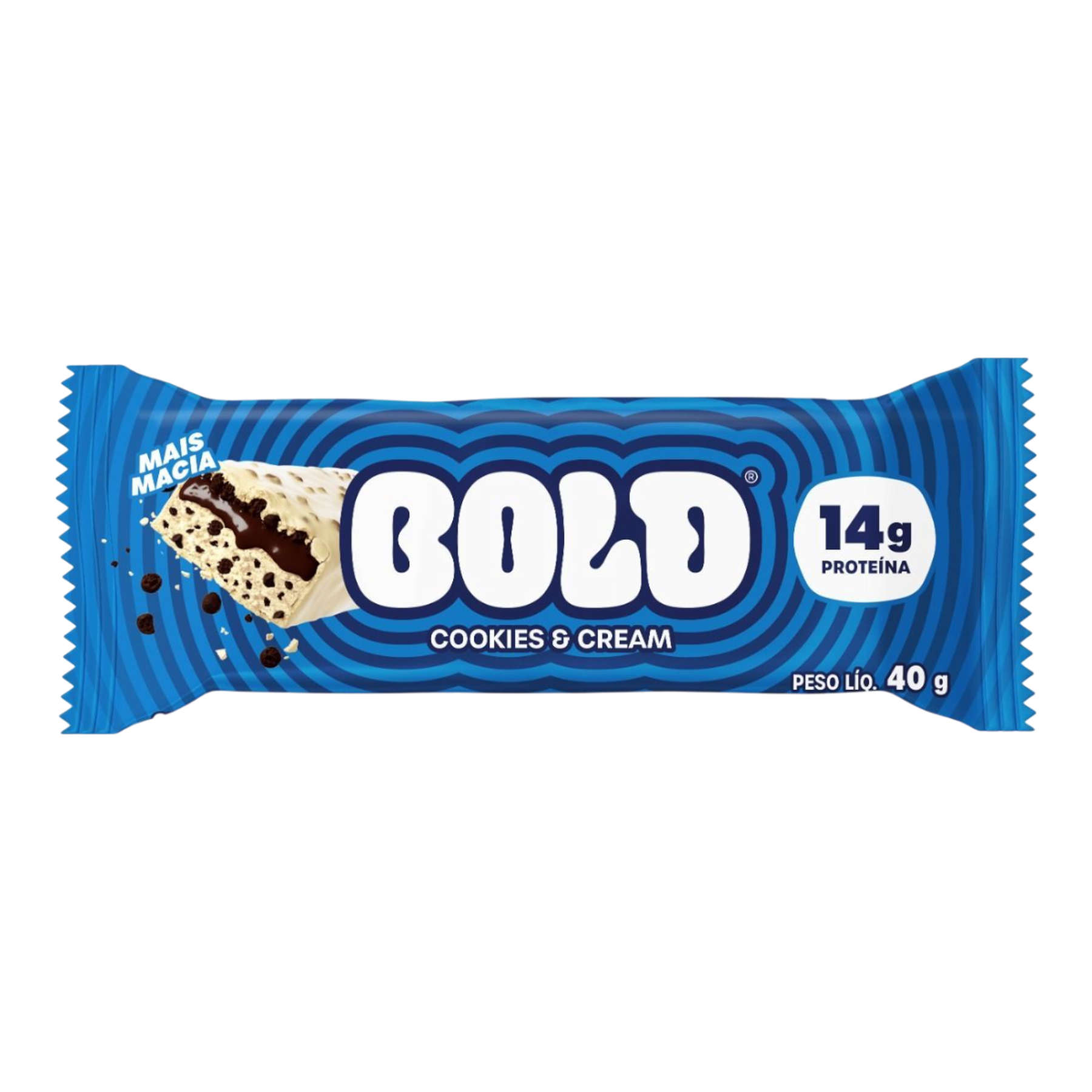 Barra de Prote&iacute;na Cookies Bold Pacote 40g
