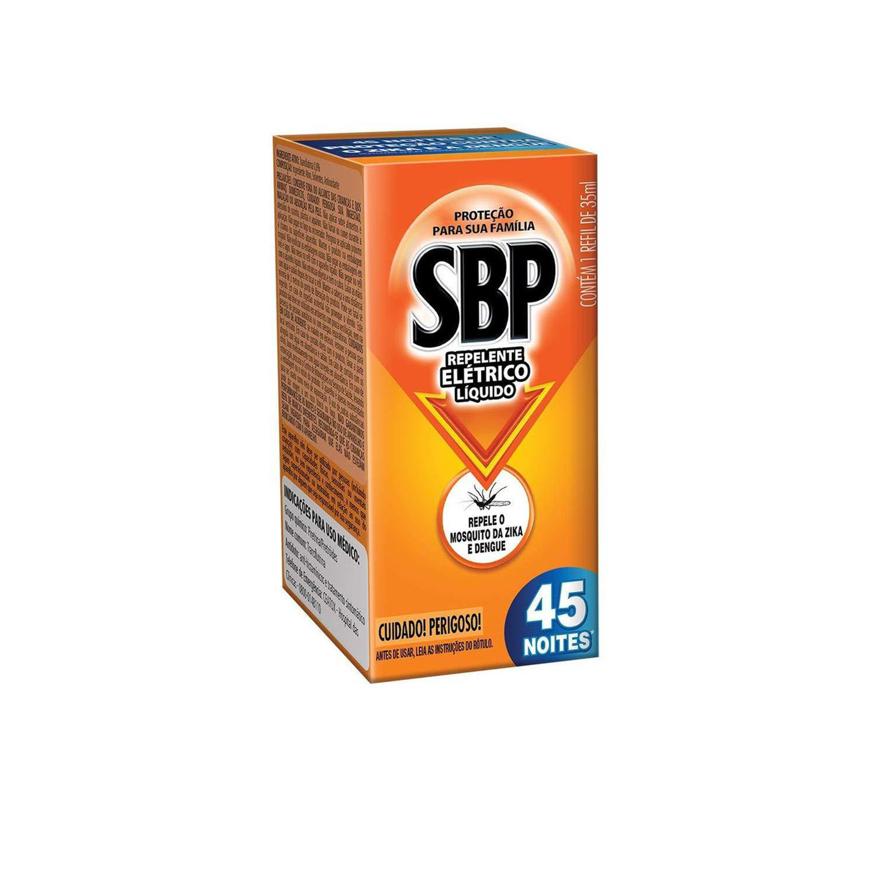 Repelente El&eacute;trico L&iacute;quido SBP Caixa 35ml Cada Refil&nbsp;