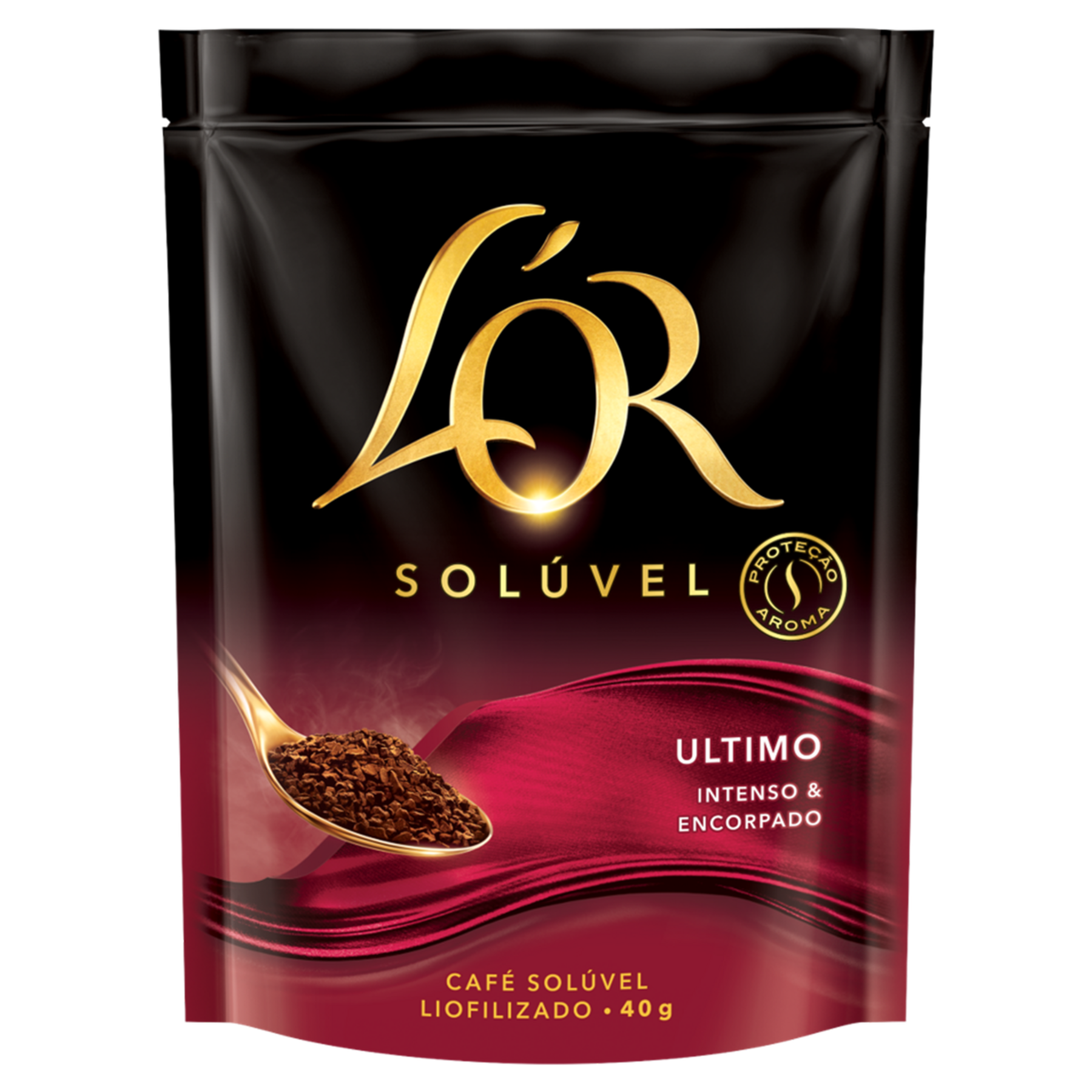 Caf&eacute; Sol&uacute;vel Liofilizado L'or Ultimo Sach&ecirc; 40g