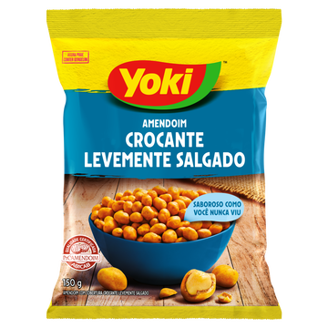 Amendoim Crocante Salgado Yoki Pacote 150g