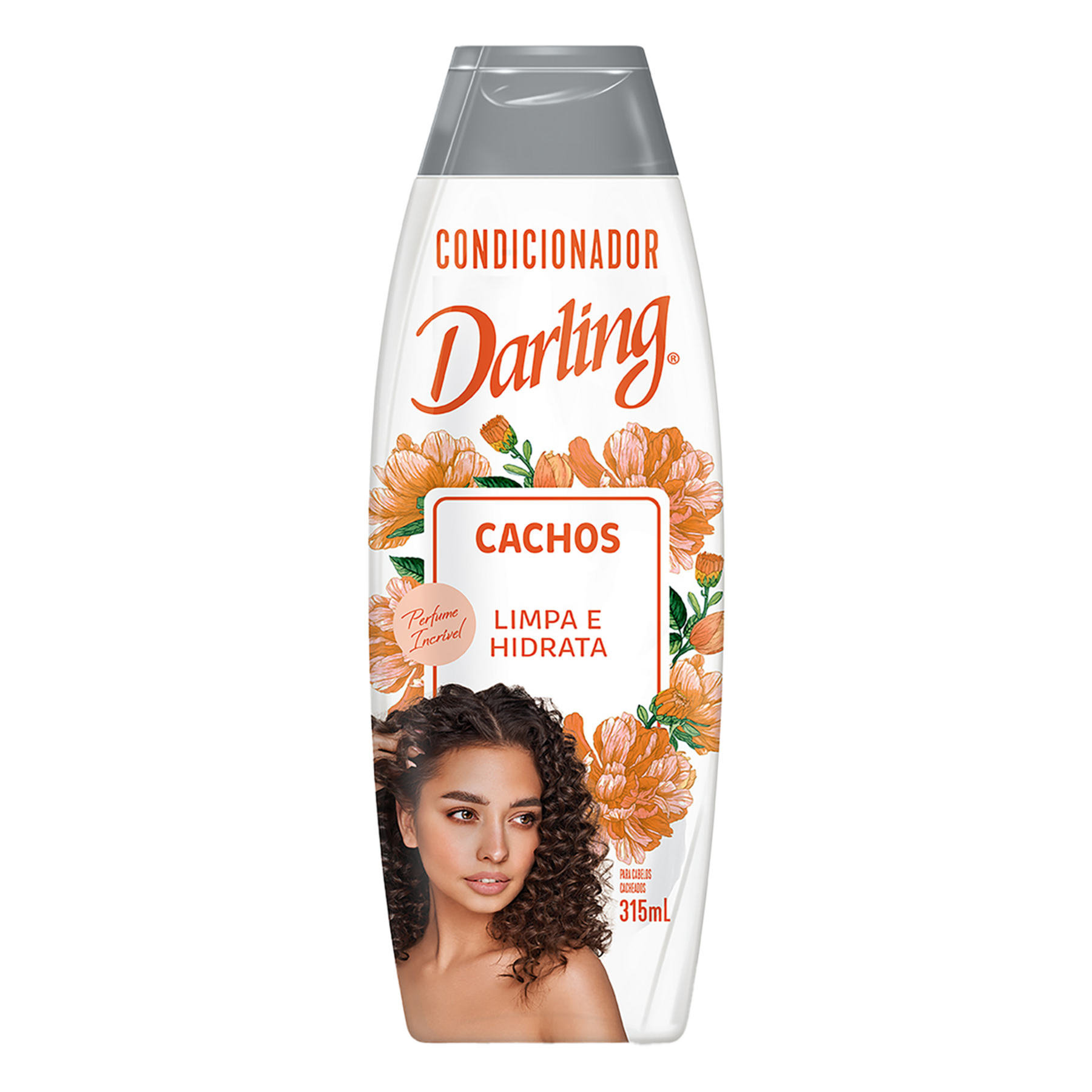 Condicionador Cachos Limpa e Hidrata Darling Frasco 315ml