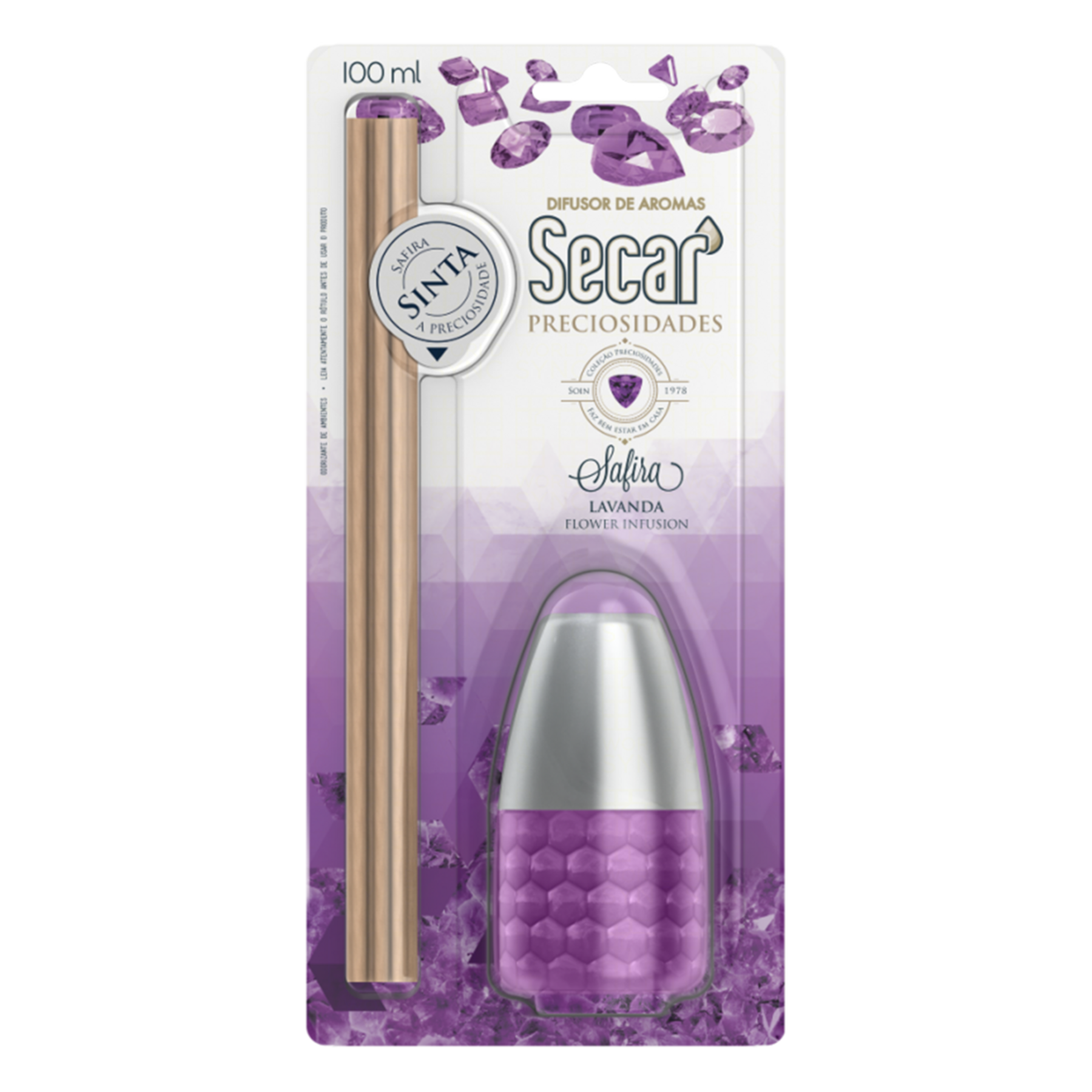 Difusor de Aromas Safira Secar Preciosidades Blister 100ml