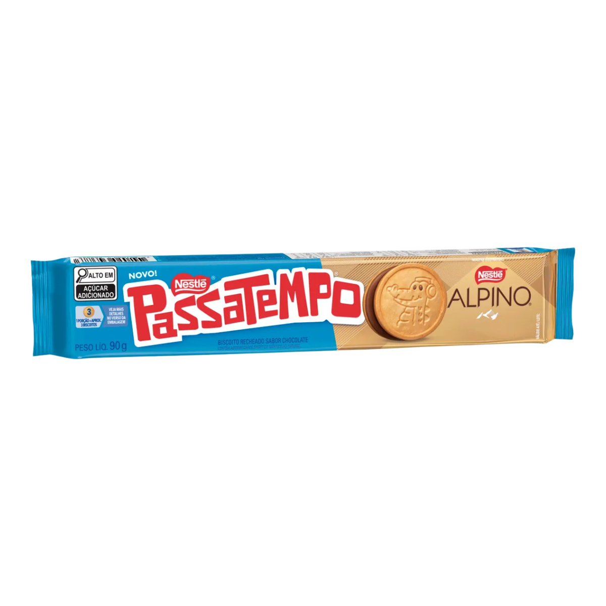 Biscoito Alpino Passatempo Pacote 90g
