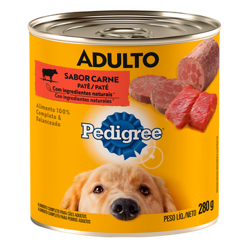 Patê para Cães Adultos Carne Pedigree Vital Pro Lata 280g