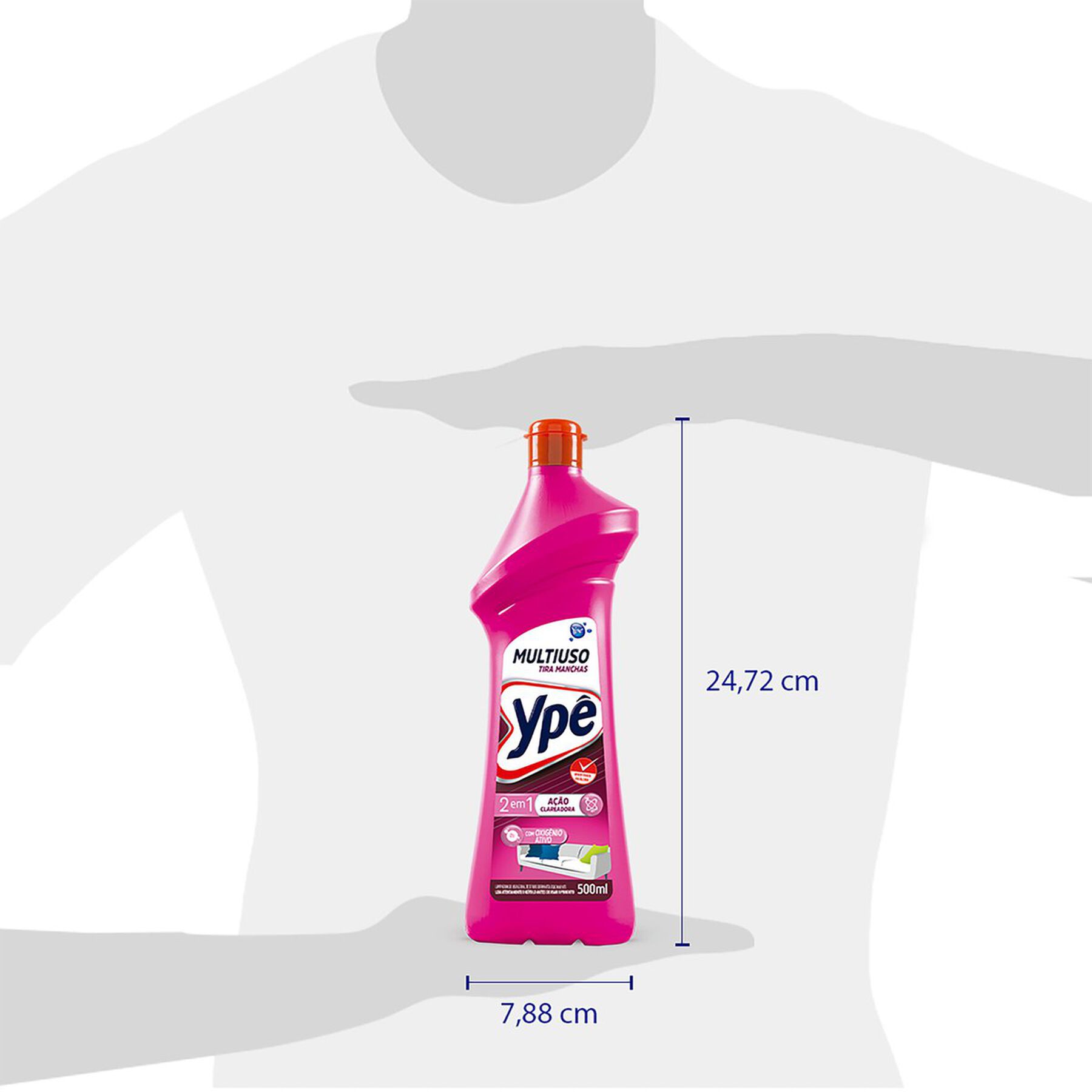 Limpador Multiuso Tira-Manchas Ypê Premium Squeeze 500ml