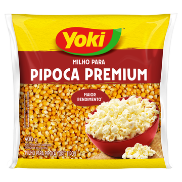 Milho para Pipoca Premium Yoki Pacote 400g
