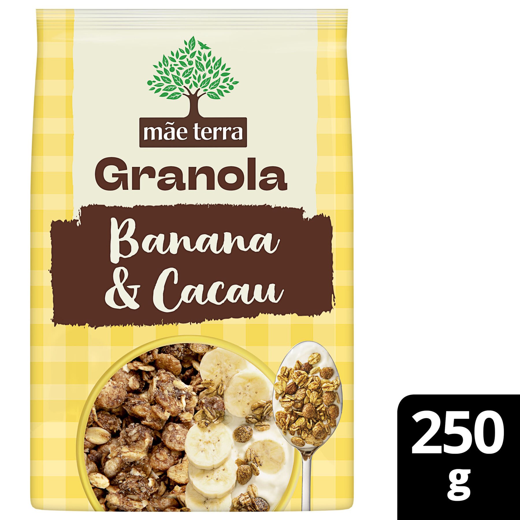 Granola Banana e Cacau Mãe Terra Pacote 250g