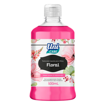 Sabonete Líquido para Mãos Floral Uni Care 500ml