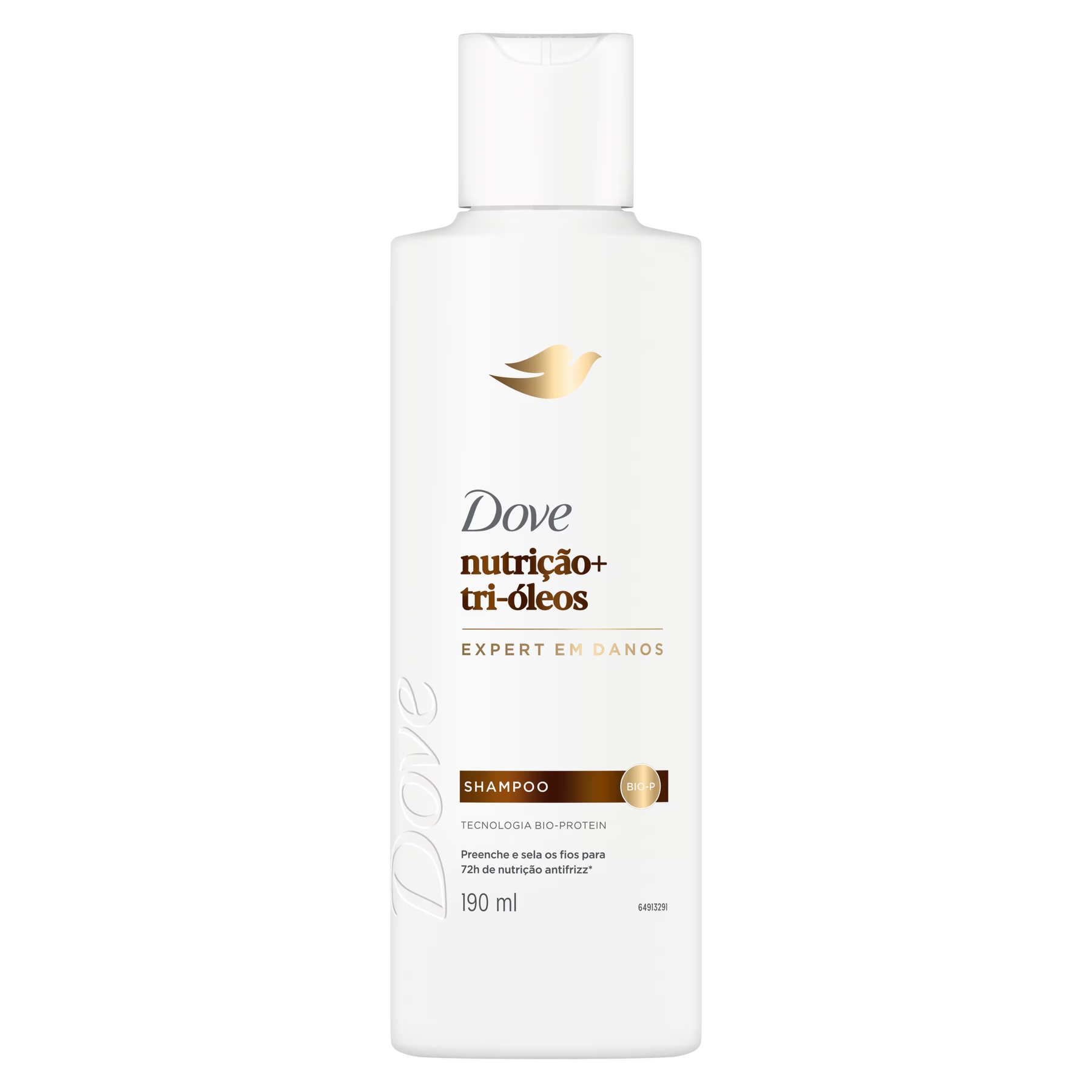 Shampoo Dove Nutri&ccedil;&atilde;o + Tri-&Oacute;leos Frasco 190ml