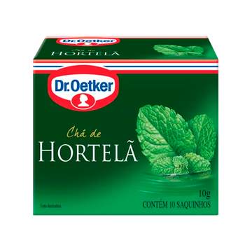 Chá de Hortelã Dr. Oetker 10g C/10 Unidades