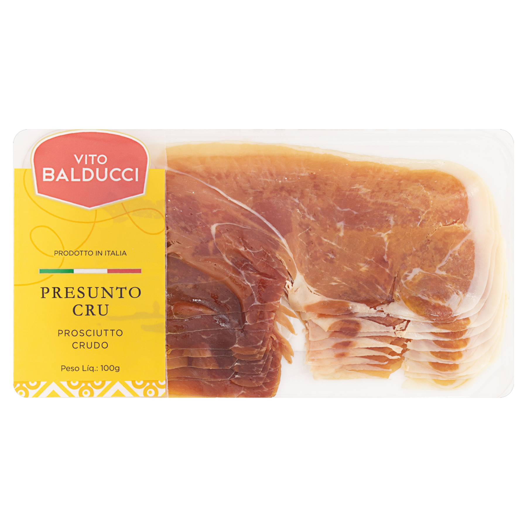 Presunto Cru Fatiado Vito Balducci 100g&nbsp;