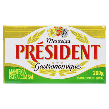 Manteiga Extra com Sal Président Gastronomique 200g