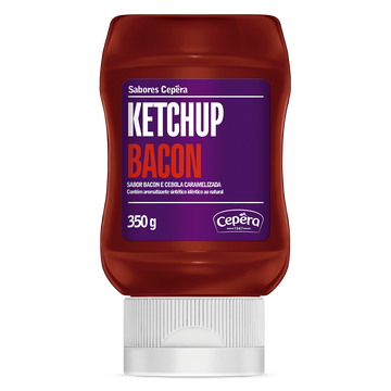 Ketchup Bacon Sabores Cepêra Squeeze 350g