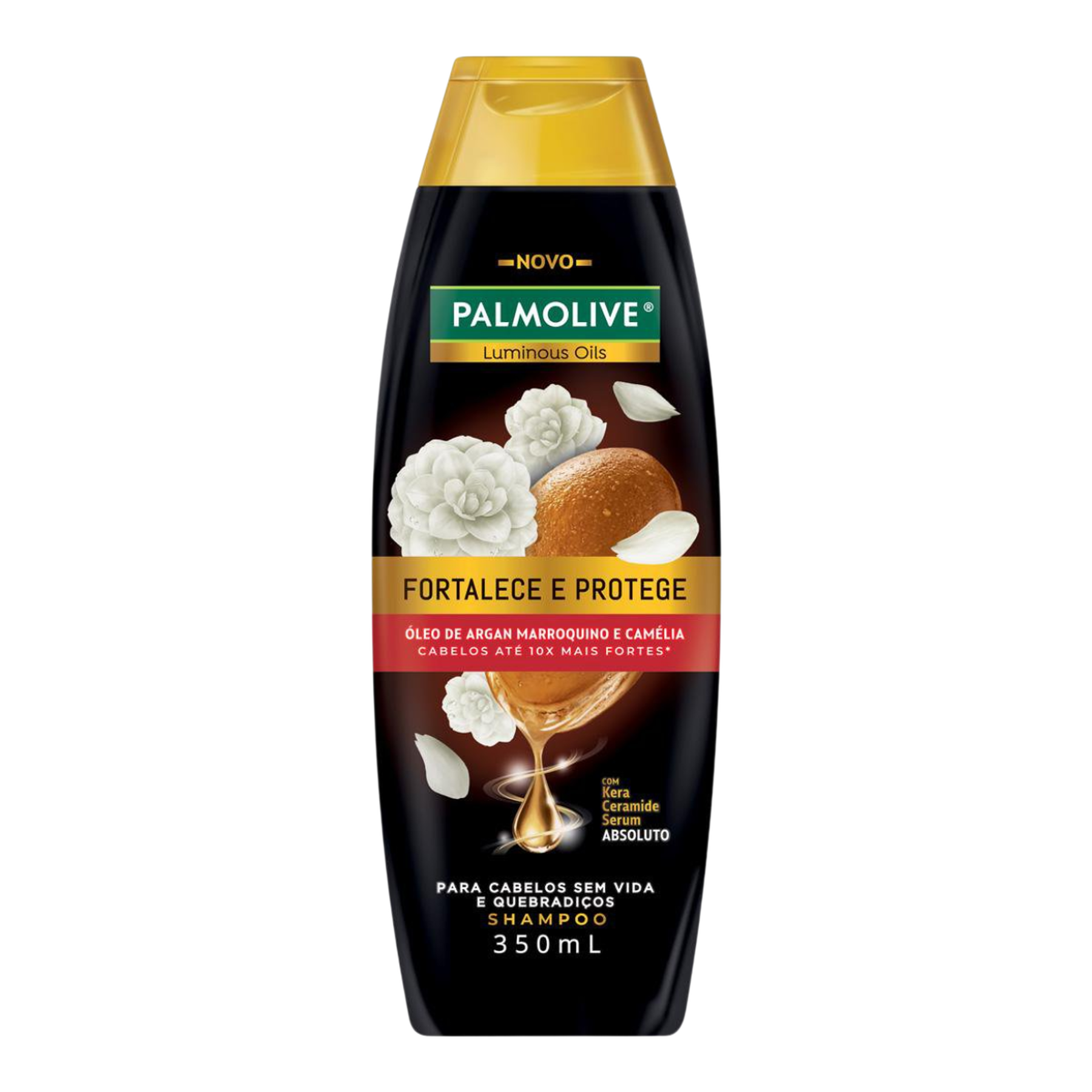 Shampoo Palmolive Luminous Oils Fortalece e Protege Frasco 350ml
