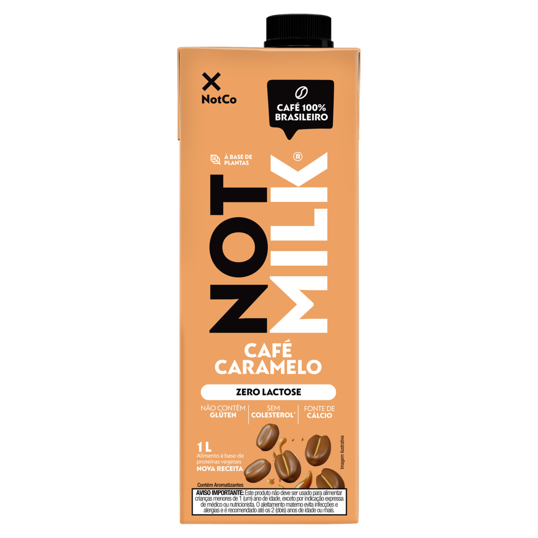 Bebida Vegetal Caf&eacute; Caramelo Not Milk NotCo Caixa 1l