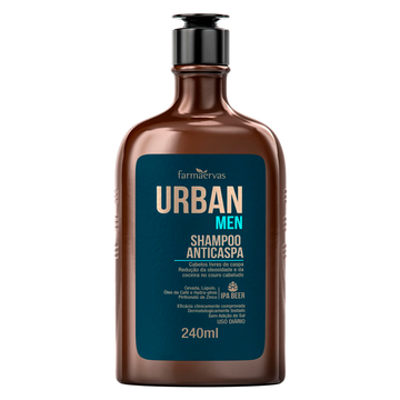 Shampoo Anticaspa Urban Men IPA 240ml