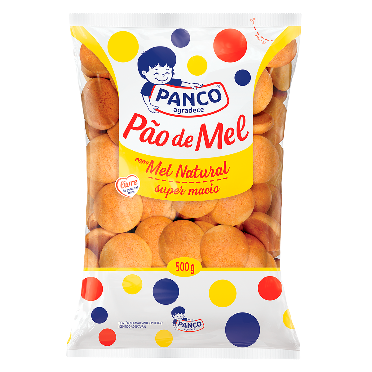 P&atilde;o de Mel Panco 500g