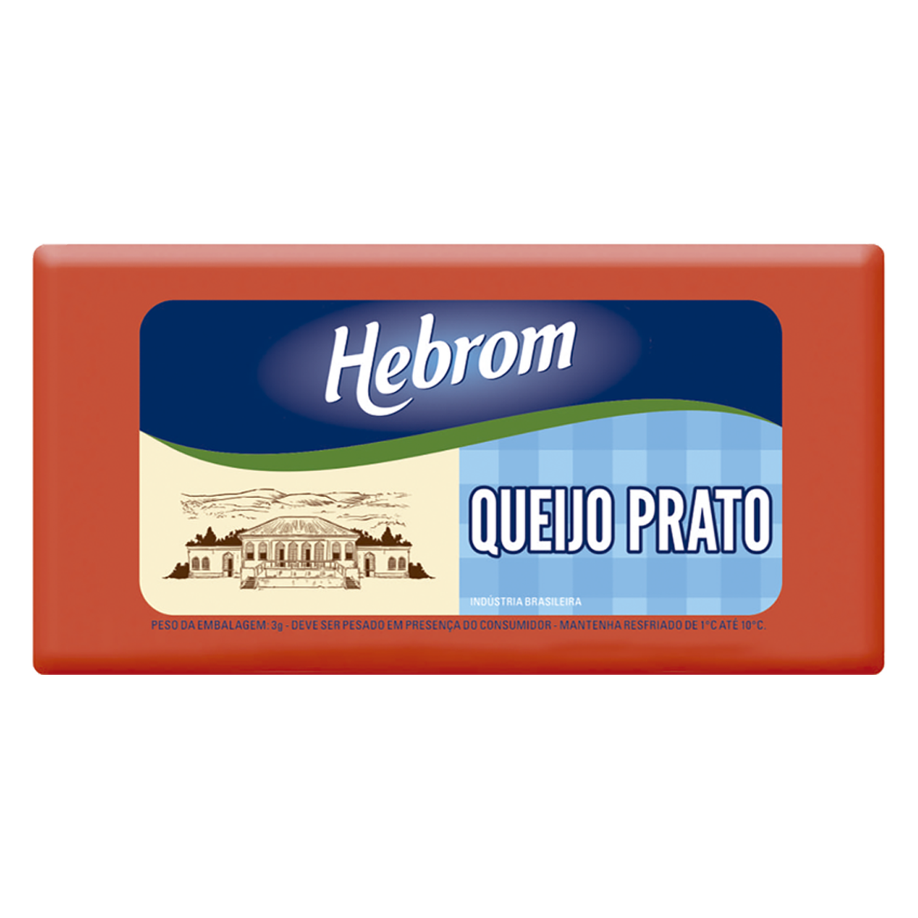 Queijo Prato Lanche Hebrom aprox. 500g
