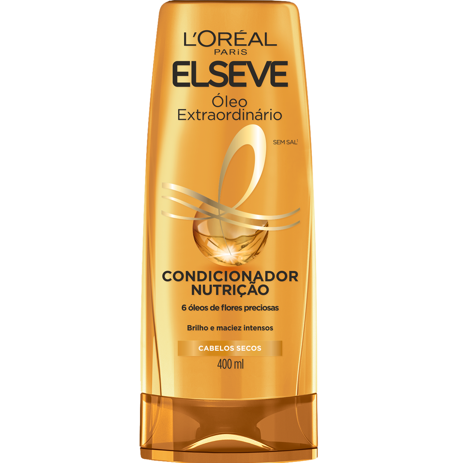 Condicionador Nutri&ccedil;&atilde;o &Oacute;leo Extraordin&aacute;rio Elseve L'Or&eacute;al Paris Frasco 400ml