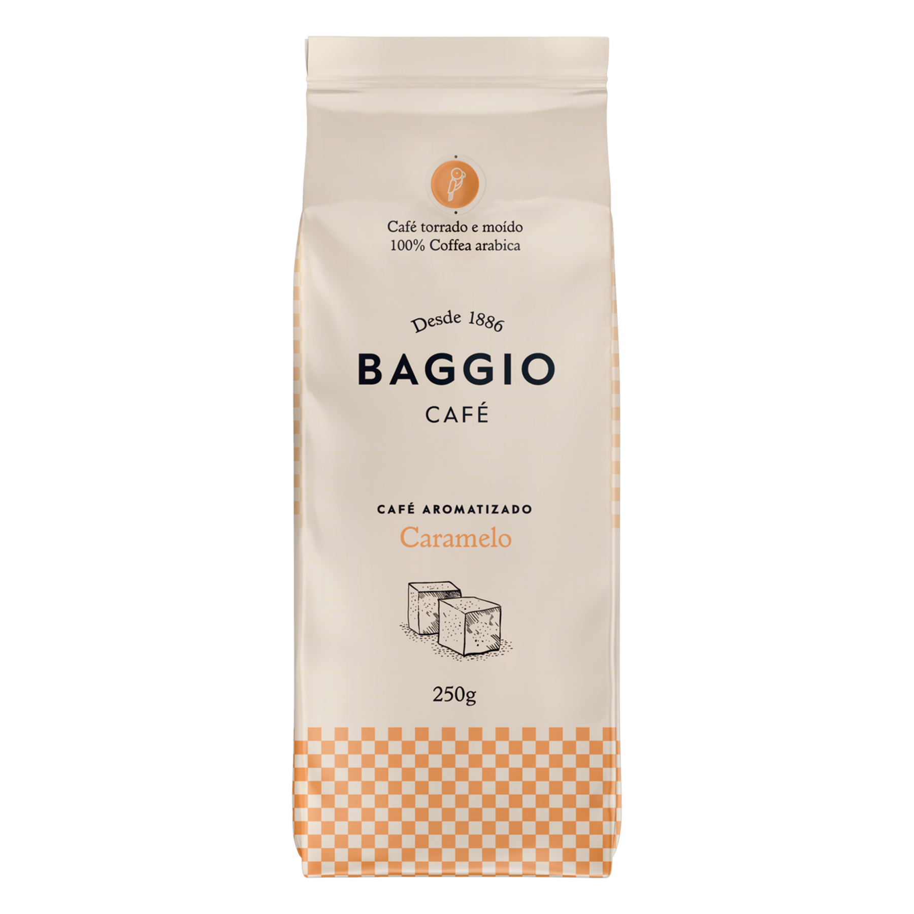 Café Torrado e Moído Caramelo Baggio Pacote 250g