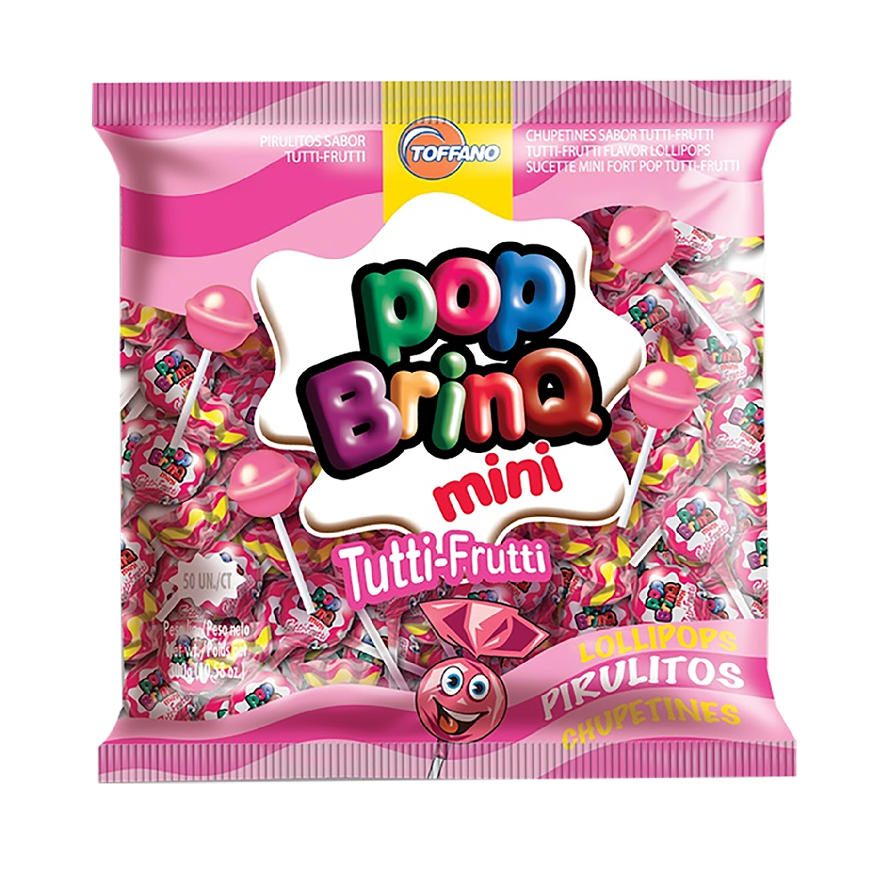 Pirulito Mini Fort Tutti Frut 300g
