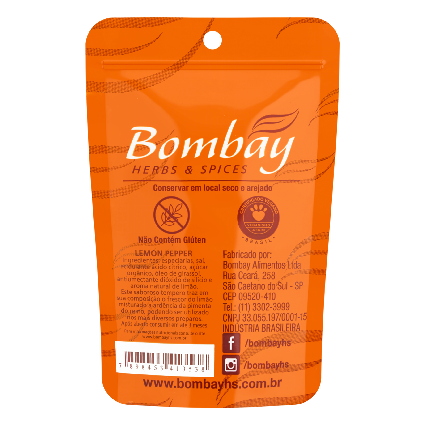 Lemon Pepper Bombay Pouch 40g