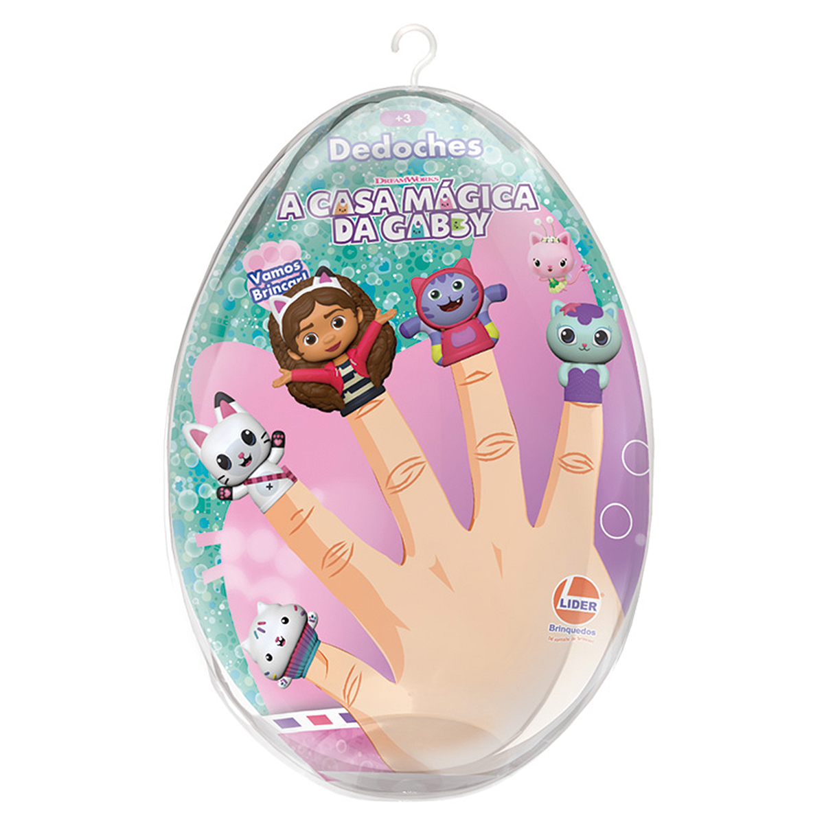Ovo de Brinquedo Dedoches A Casa M&aacute;gica da Gabby Tam. M