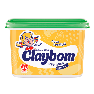 Margarina Cremosa sem Sal Claybom Pote 500g