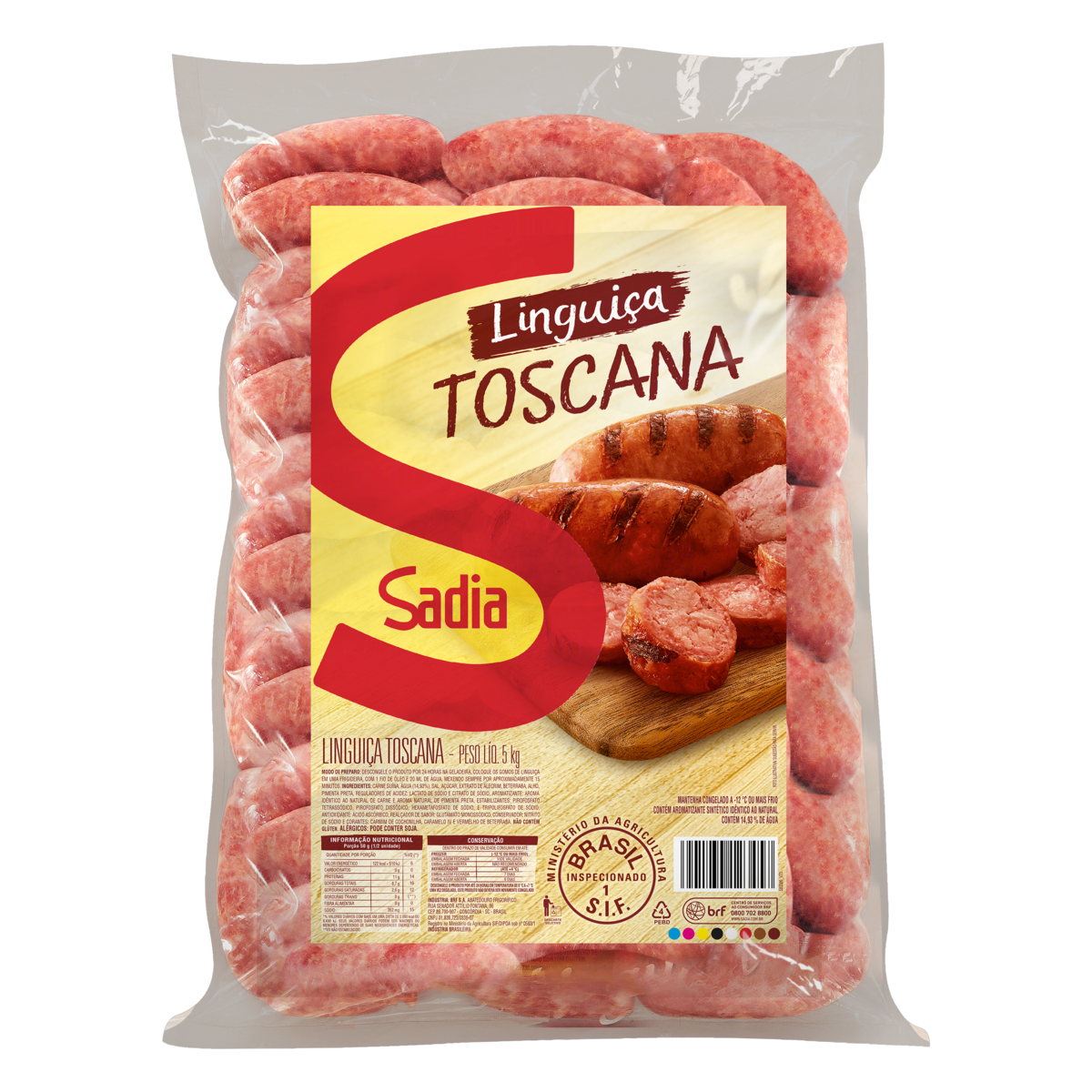 Lingui&ccedil;a Toscana Sadia aprox. 483g