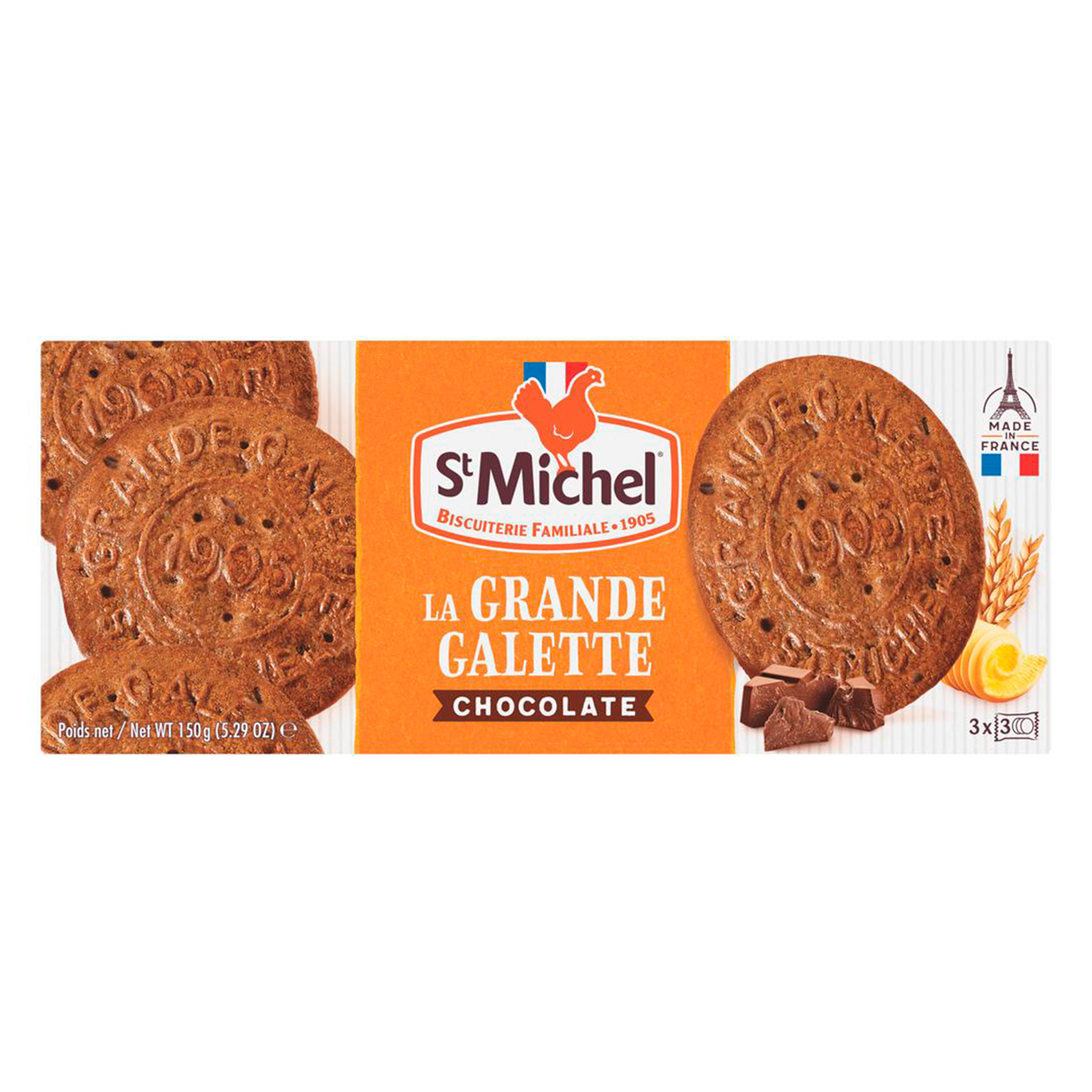 Biscoito Amanteigado Chocolate St Michel Caixa 150g