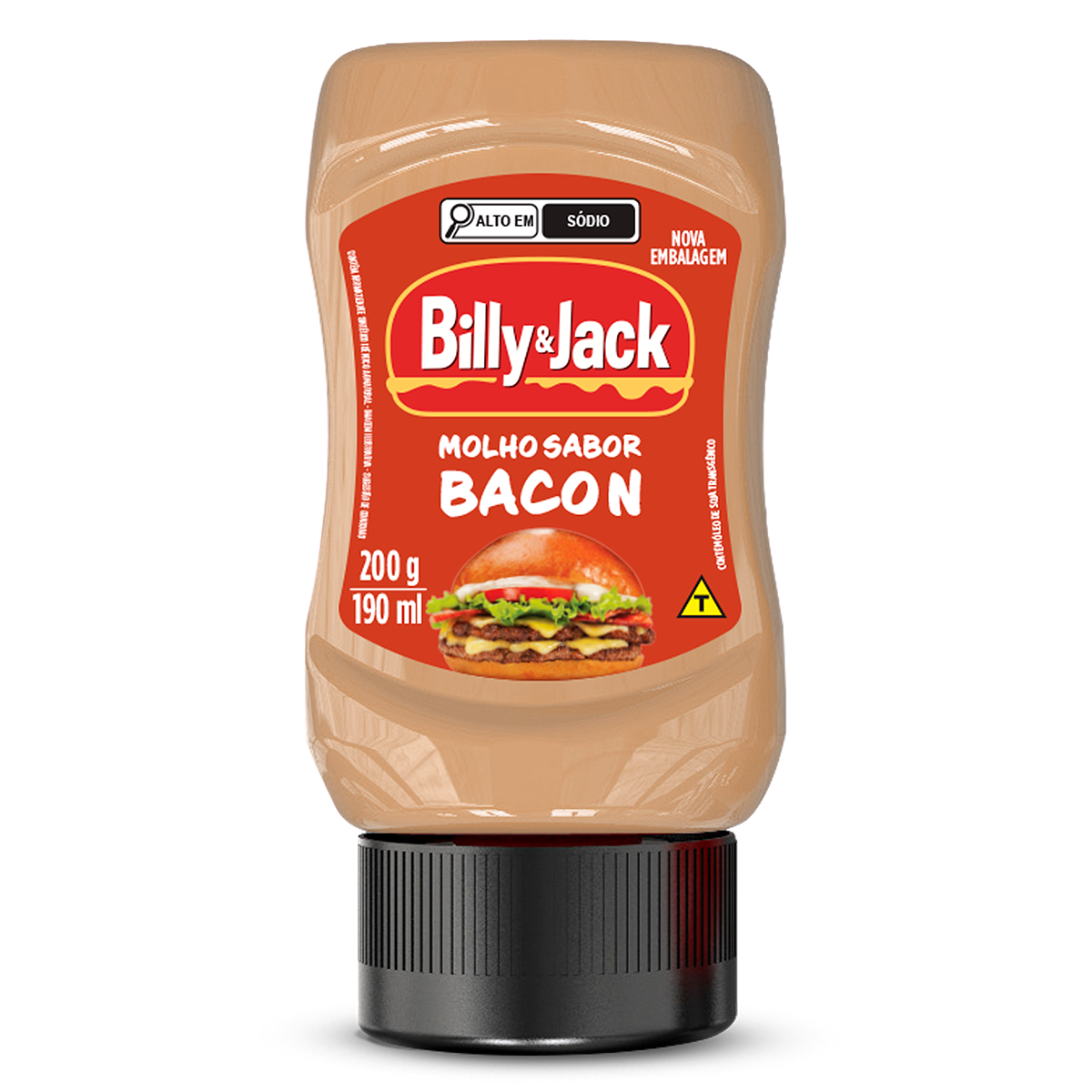 Molho Bacon Billy e Jack Pote 200g