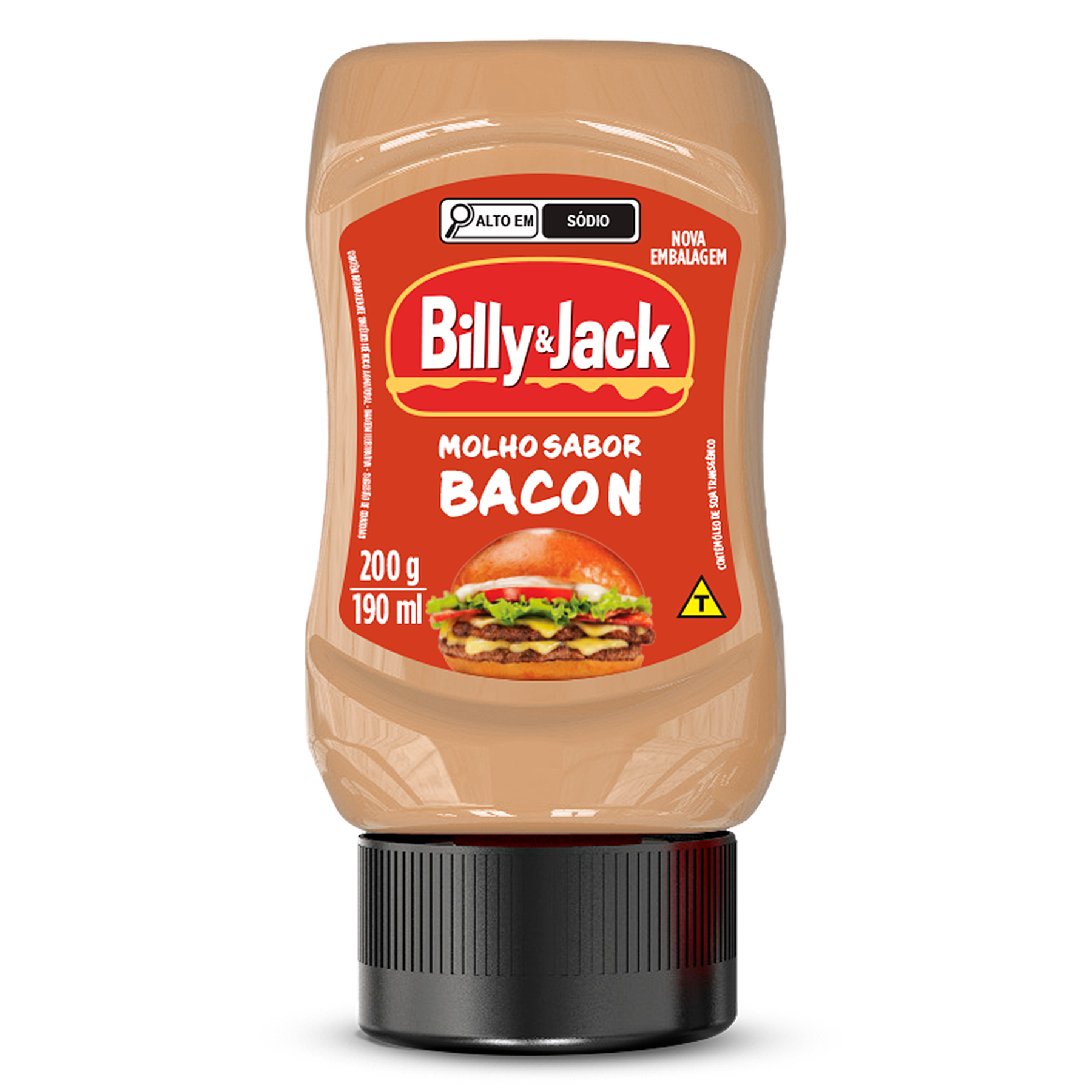 Molho Bacon Billy e Jack Pote 200g