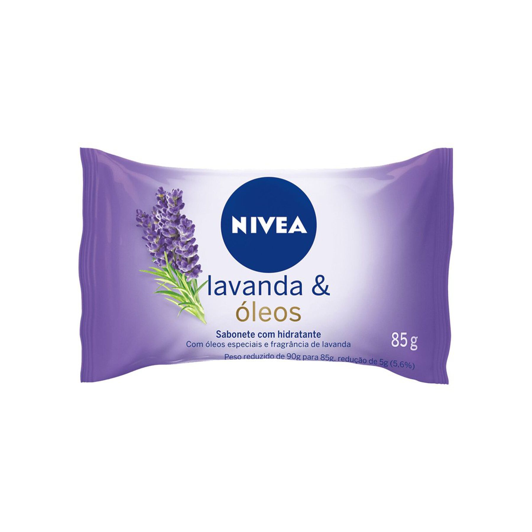 Sabonete em Barra Hidratante Lavanda & Óleos Nivea Pacote 85g