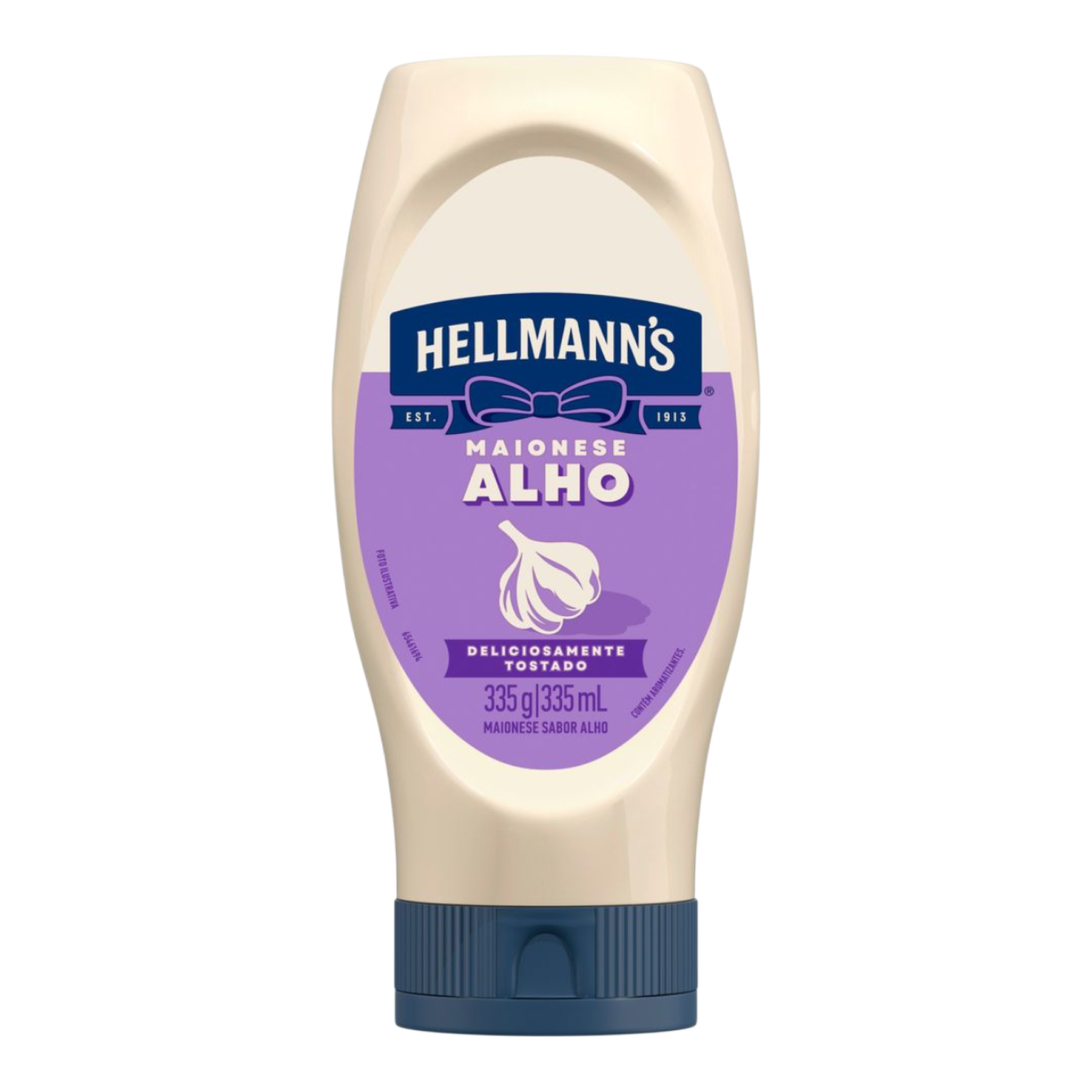 Maionese Alho Hellmann's Squeeze 335g