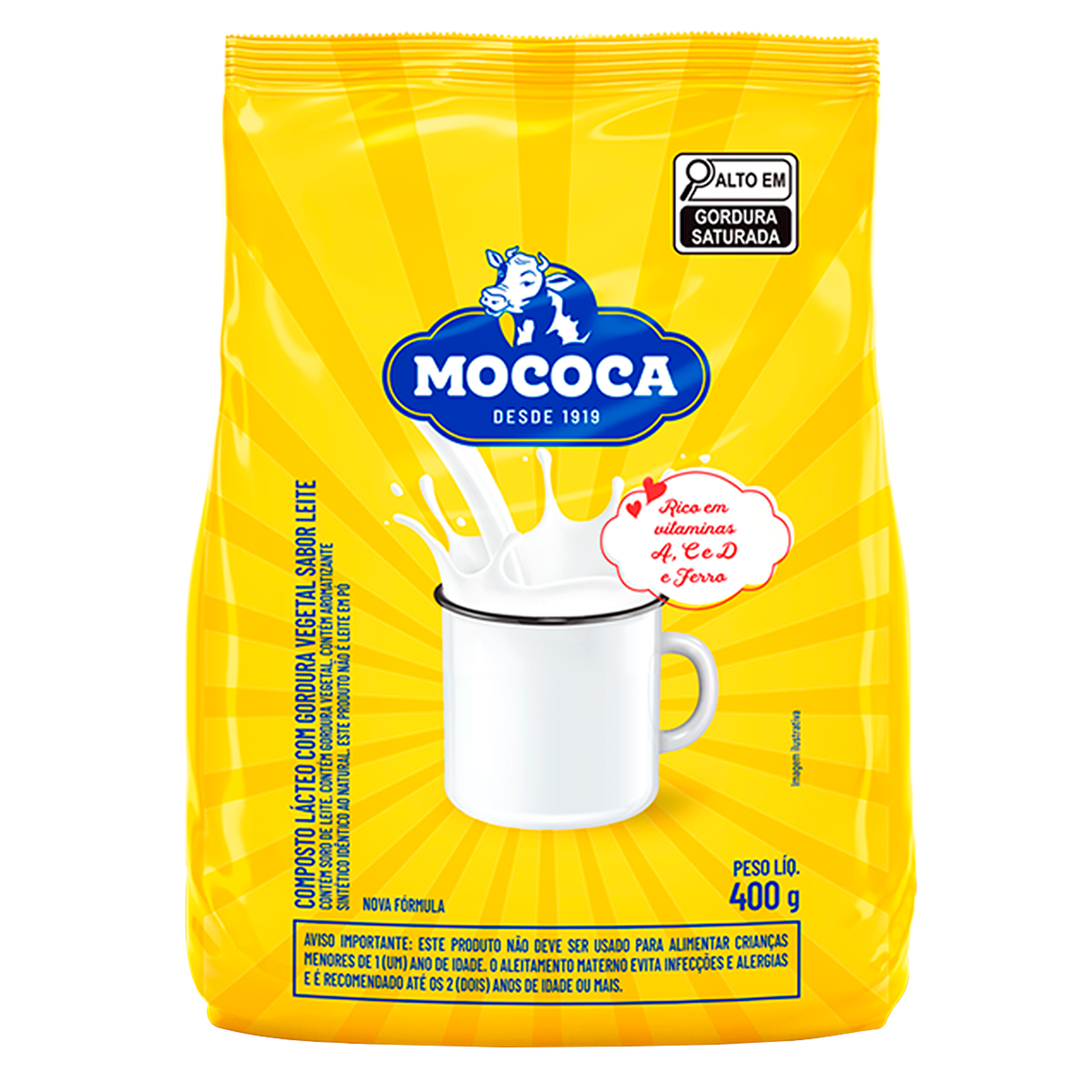 Composto Lácteo Mococa Pacote 400g