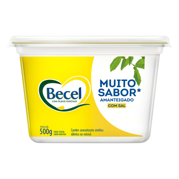Margarina Amanteigada com Sal Becel Pote 500g 
