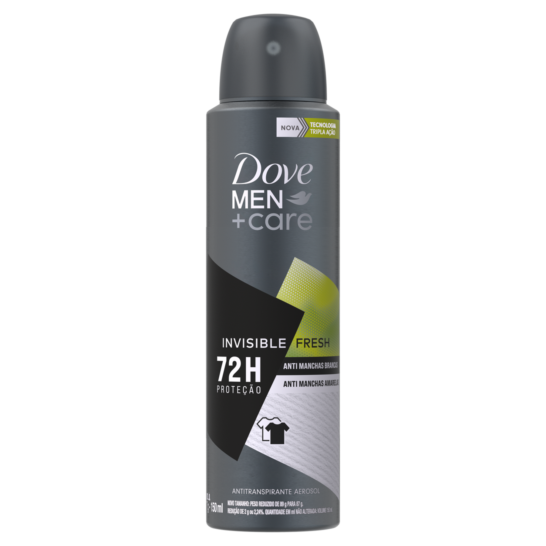 Antitranspirante Aerossol Invisible Fresh Dove Men+Care 150ml