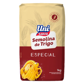 Farinha Semolina de Trigo Especial Uni Sabor 1kg