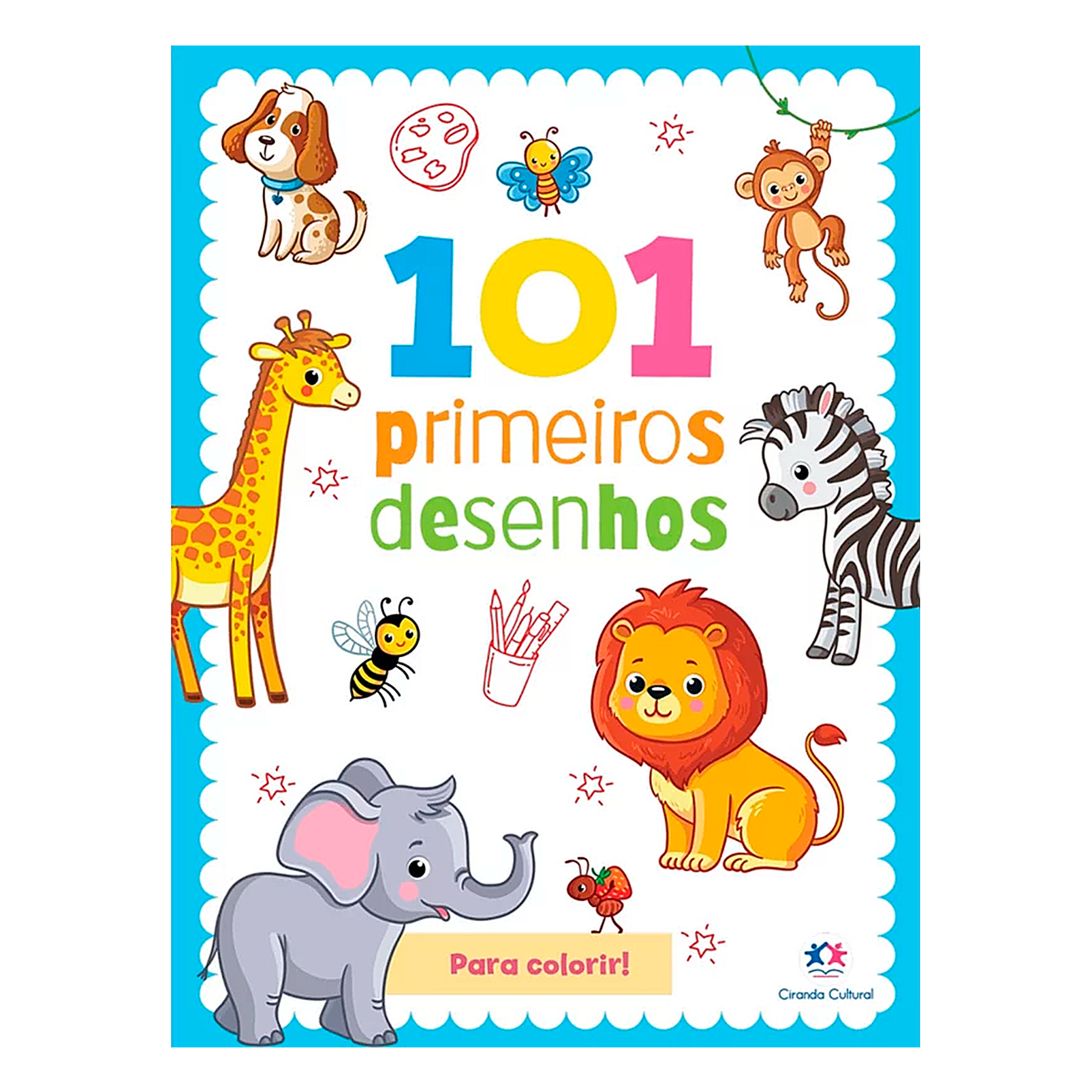 Livro para Colorir 101 Primeiros Desenhos Ciranda Cultural