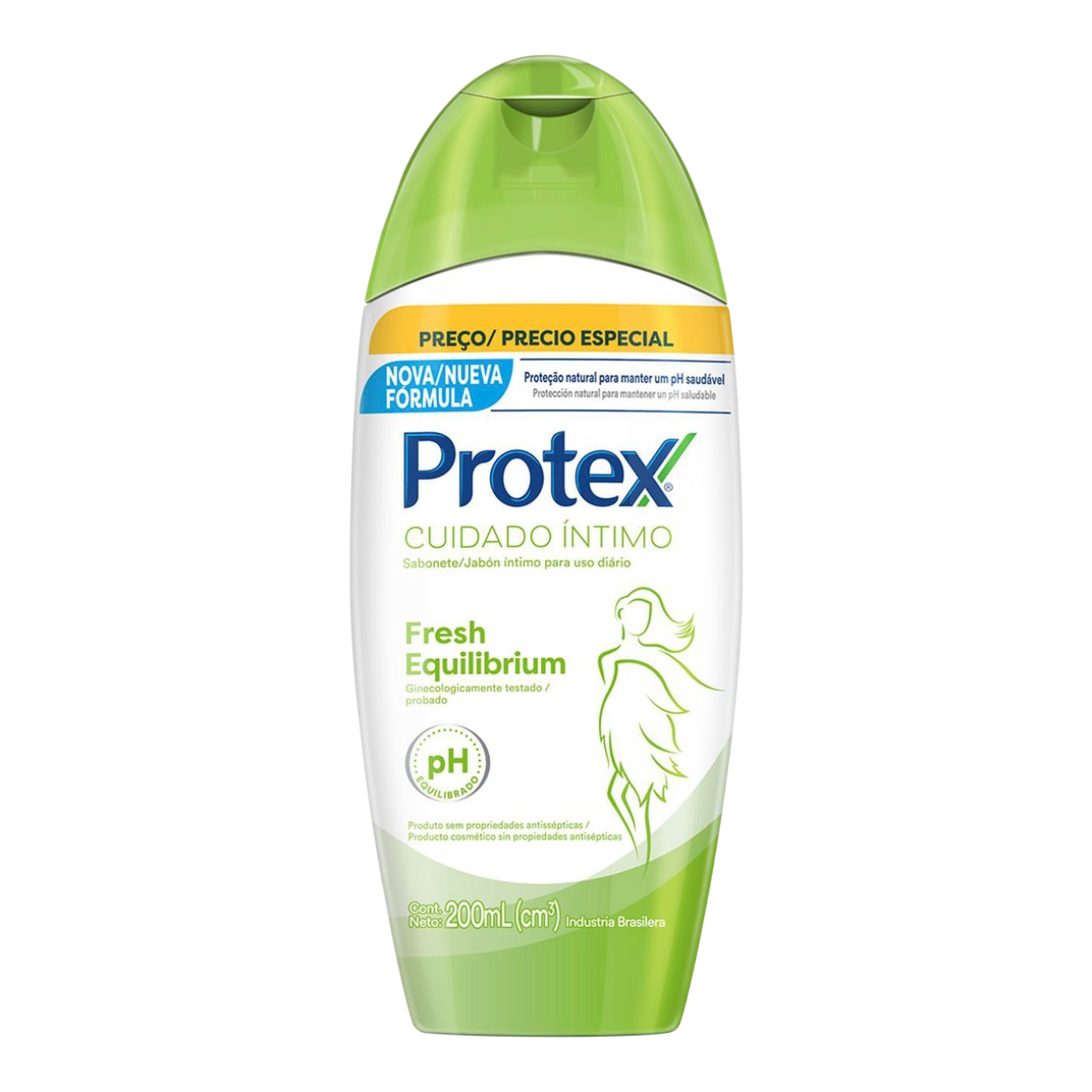Sabonete L&iacute;quido &Iacute;ntimo Fresh Equilibrium Protex Cuidado &Iacute;ntimo Frasco 200ml