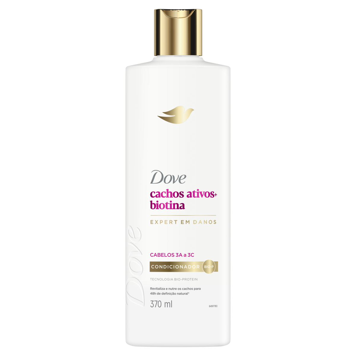 Condicionador Dove Cachos Ativos + Biotina Frasco 370ml